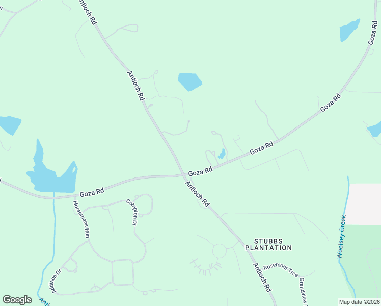 map of restaurants, bars, coffee shops, grocery stores, and more near 574 Antioch Road in Fayetteville