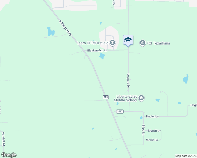 map of restaurants, bars, coffee shops, grocery stores, and more near 4305 S Kings Hwy in Texarkana