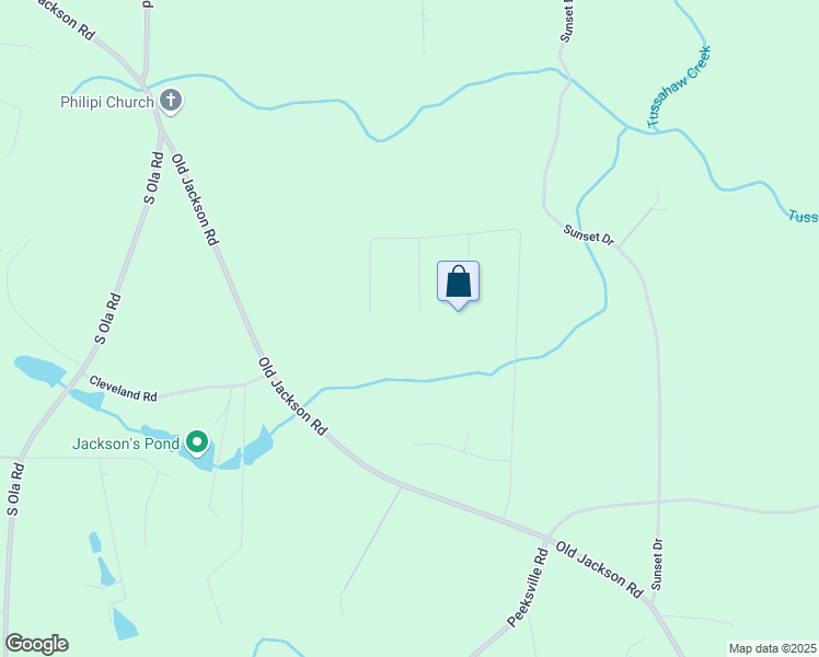 map of restaurants, bars, coffee shops, grocery stores, and more near 615 Longstreet Lane in Locust Grove