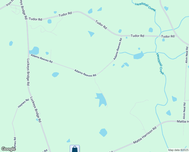 map of restaurants, bars, coffee shops, grocery stores, and more near 2158 Adams-Reeves Road in Dearing