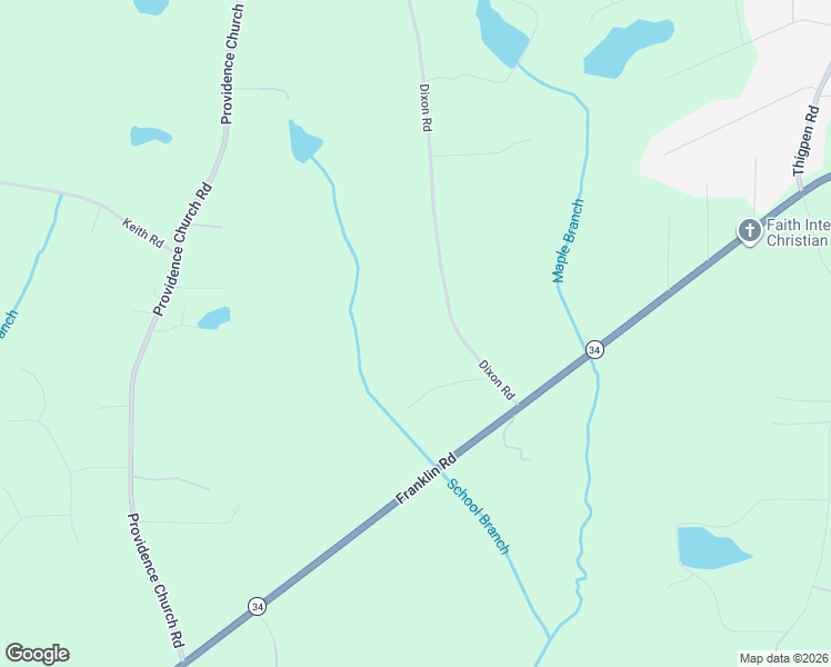 map of restaurants, bars, coffee shops, grocery stores, and more near 75 George Byrum Road in Newnan