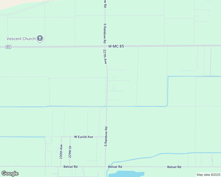 map of restaurants, bars, coffee shops, grocery stores, and more near 22641 West Desert Lane in Buckeye