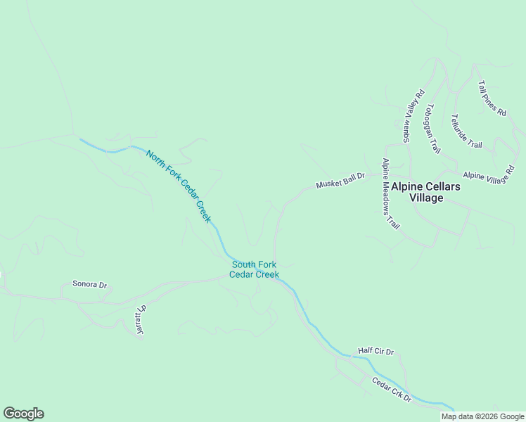 map of restaurants, bars, coffee shops, grocery stores, and more near 104-118 Musket Court in Ruidoso