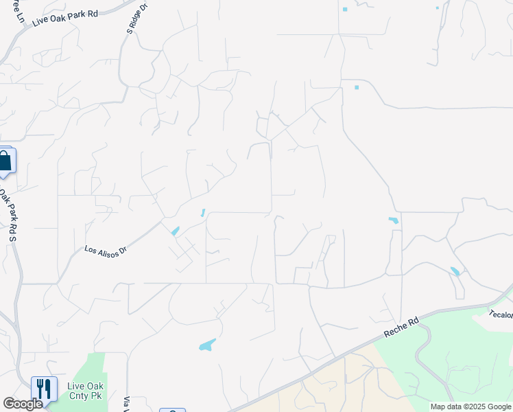 map of restaurants, bars, coffee shops, grocery stores, and more near 2980 Los Alisos Drive in Fallbrook