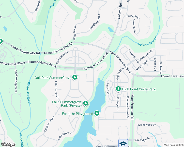 map of restaurants, bars, coffee shops, grocery stores, and more near 458 Lake Forest Drive in Newnan