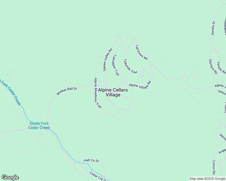 map of restaurants, bars, coffee shops, grocery stores, and more near 205 Musket Ball Drive in Ruidoso