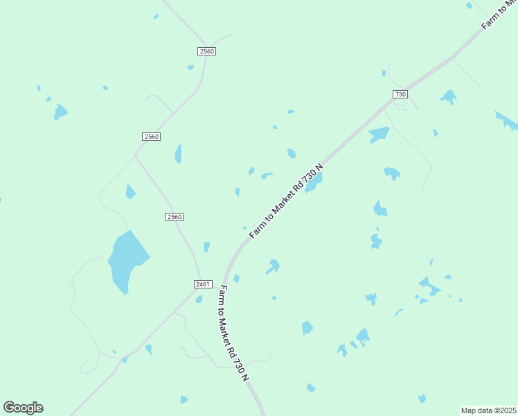 map of restaurants, bars, coffee shops, grocery stores, and more near 4389 Farm to Market Road 730 North in Decatur