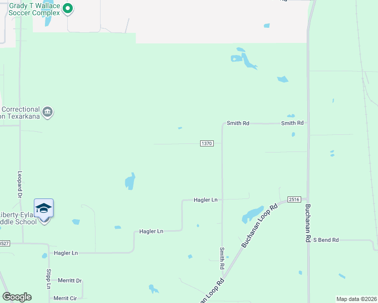 map of restaurants, bars, coffee shops, grocery stores, and more near 2701 Lonnie Lane in Texarkana