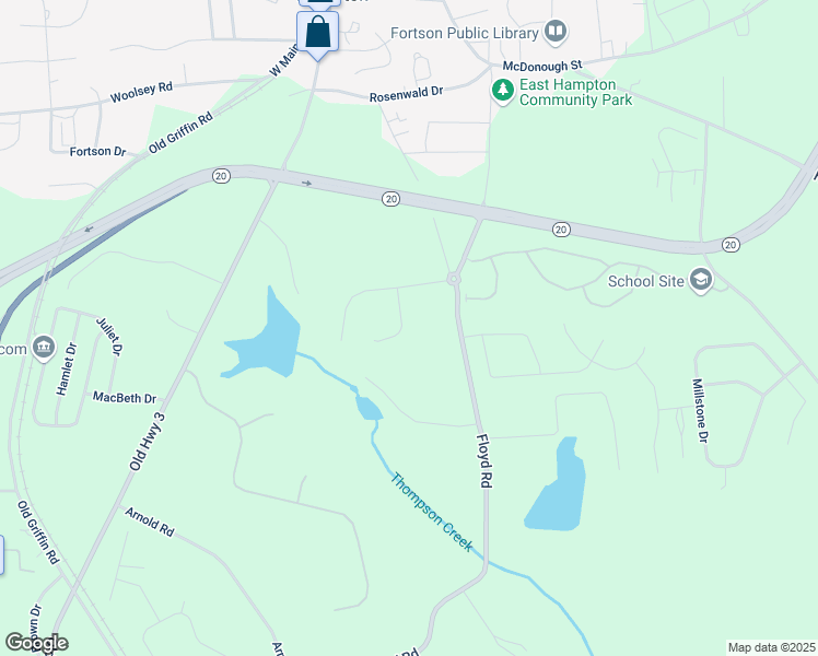 map of restaurants, bars, coffee shops, grocery stores, and more near 221 Sullivan Street in Hampton