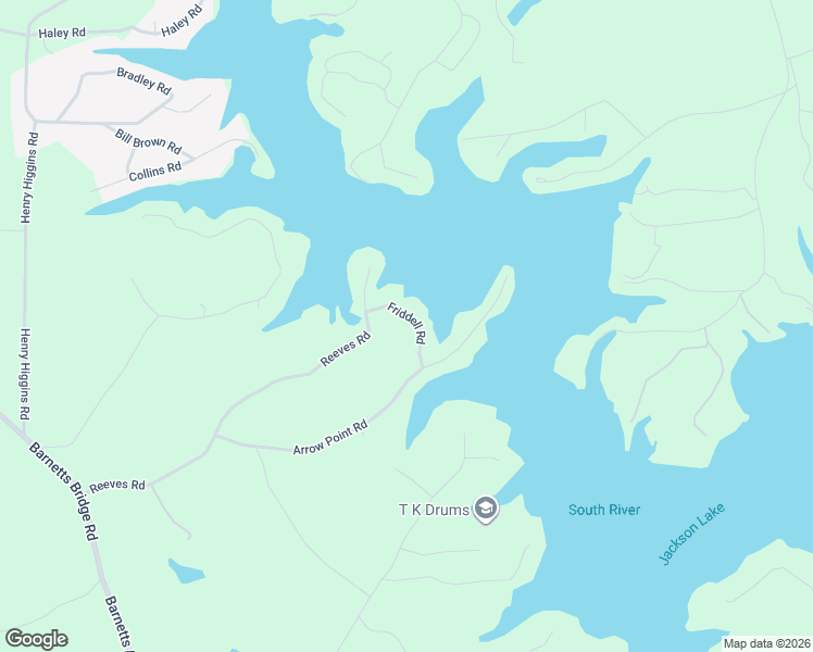 map of restaurants, bars, coffee shops, grocery stores, and more near 107 Friddell Road in Jackson