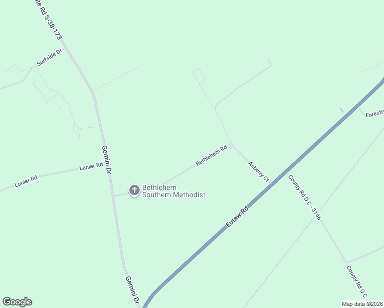 map of restaurants, bars, coffee shops, grocery stores, and more near 144 Bethlehem Road in Holly Hill