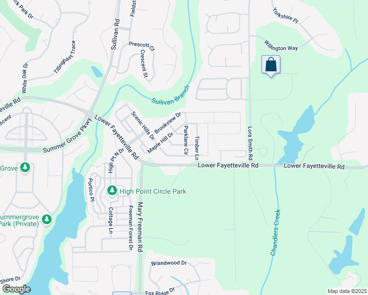 map of restaurants, bars, coffee shops, grocery stores, and more near 43 Greencove Court in Newnan