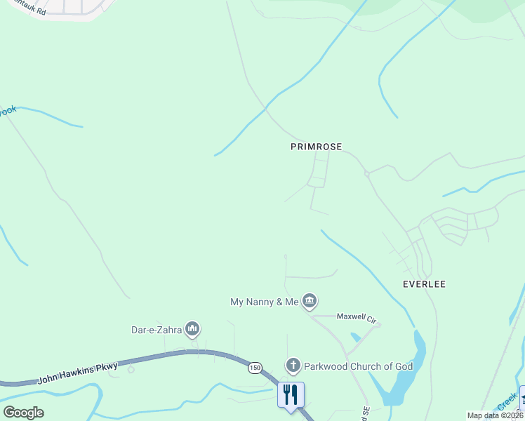 map of restaurants, bars, coffee shops, grocery stores, and more near 441 Maxwell Road Southeast in Bessemer