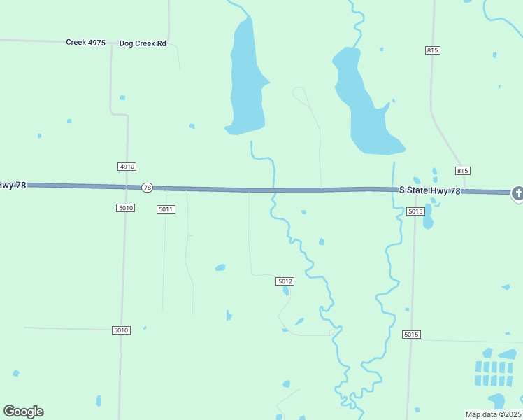 map of restaurants, bars, coffee shops, grocery stores, and more near 283 County Road 5012 in Leonard