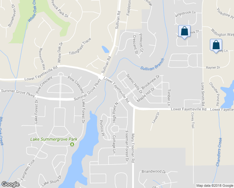 map of restaurants, bars, coffee shops, grocery stores, and more near 55 Freeman Forest Drive in Newnan
