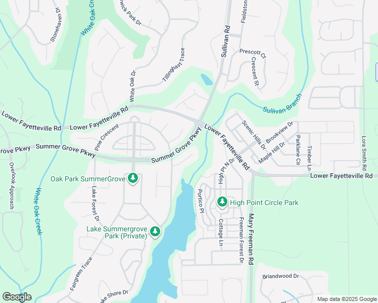 map of restaurants, bars, coffee shops, grocery stores, and more near 44 Spring Mist Court in Newnan
