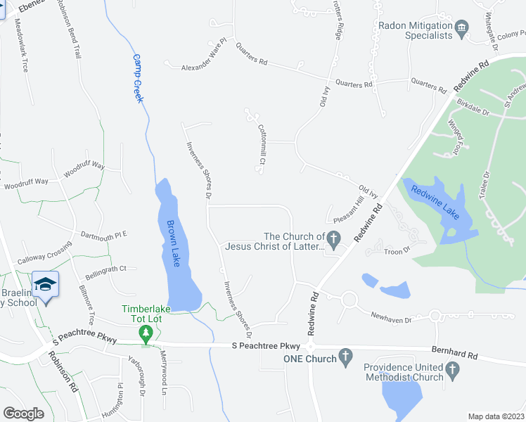 map of restaurants, bars, coffee shops, grocery stores, and more near 270 Brown's Crossing Drive in Fayetteville