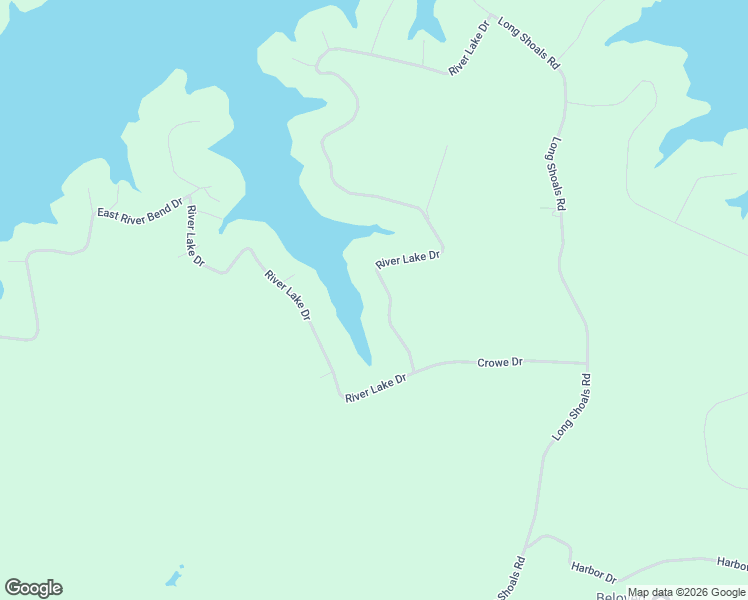 map of restaurants, bars, coffee shops, grocery stores, and more near 340 River Lake Drive in Eatonton