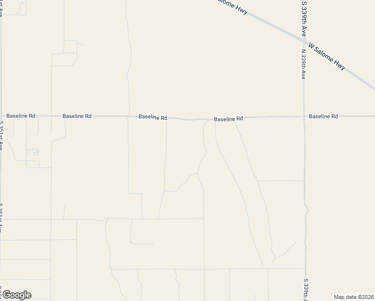map of restaurants, bars, coffee shops, grocery stores, and more near South 343rd Avenue in Tonopah