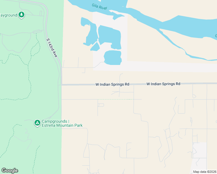 map of restaurants, bars, coffee shops, grocery stores, and more near 13915 West Indian Springs Road in Goodyear