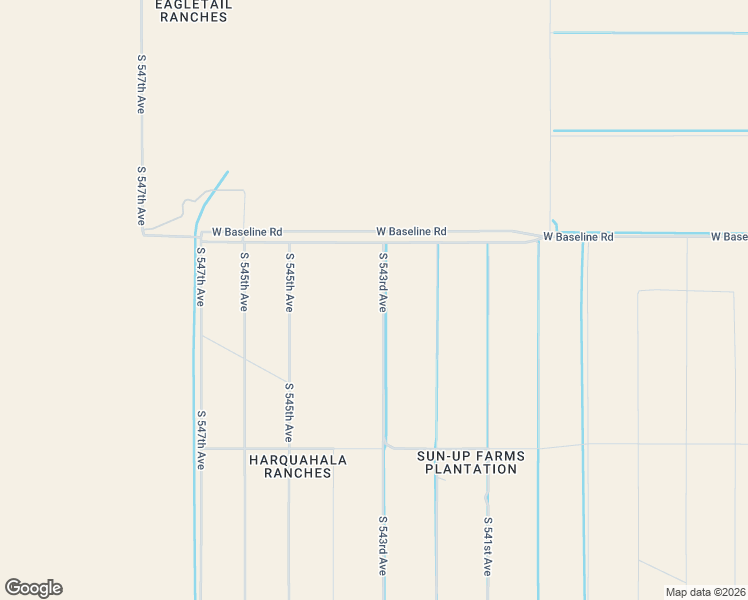 map of restaurants, bars, coffee shops, grocery stores, and more near 7830 South 543rd Avenue in Tonopah
