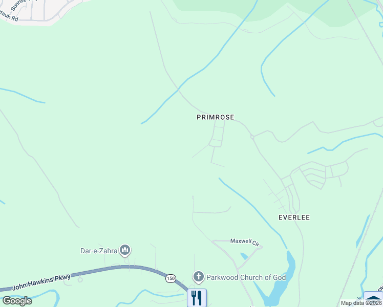 map of restaurants, bars, coffee shops, grocery stores, and more near 441 Maxwell Road Southeast in Bessemer