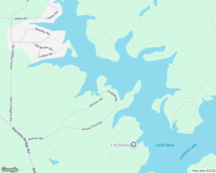 map of restaurants, bars, coffee shops, grocery stores, and more near 130 Friddell Road in Jackson