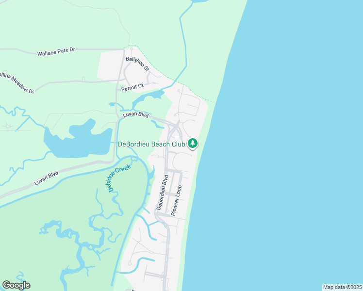 map of restaurants, bars, coffee shops, grocery stores, and more near 275 Debordieu Boulevard in Georgetown