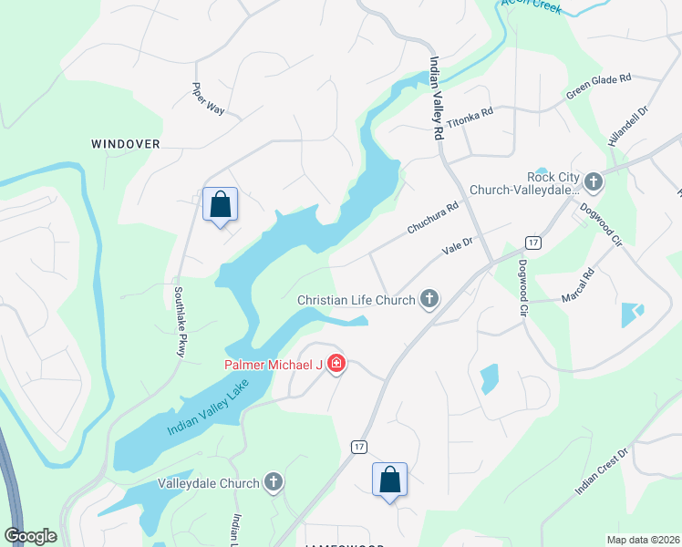 map of restaurants, bars, coffee shops, grocery stores, and more near 2424 Vale Drive in Birmingham