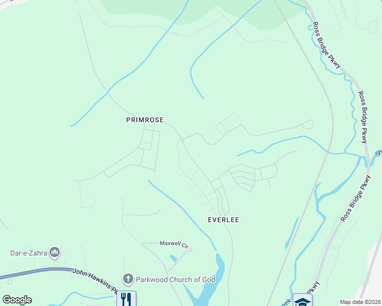 map of restaurants, bars, coffee shops, grocery stores, and more near 160 Maxwell Circle in Bessemer