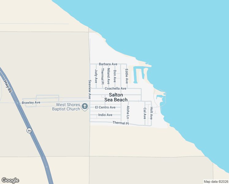 map of restaurants, bars, coffee shops, grocery stores, and more near 238 Imperial Avenue in Thermal
