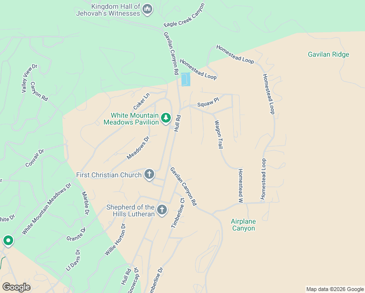 map of restaurants, bars, coffee shops, grocery stores, and more near Hull Road in Ruidoso