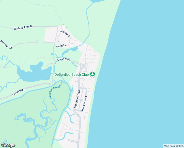 map of restaurants, bars, coffee shops, grocery stores, and more near 269 Debordieu Boulevard in Georgetown