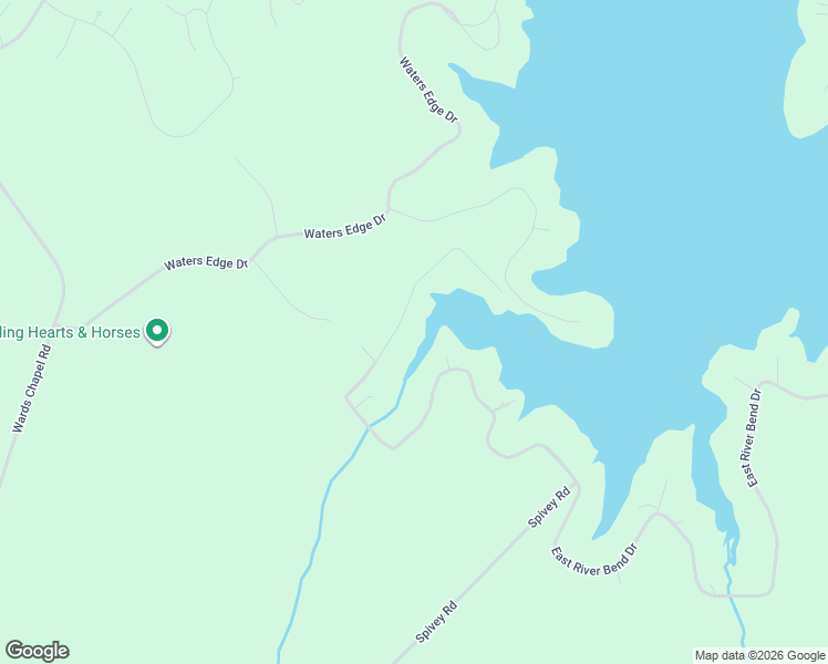 map of restaurants, bars, coffee shops, grocery stores, and more near 188 West River Bend Drive in Eatonton