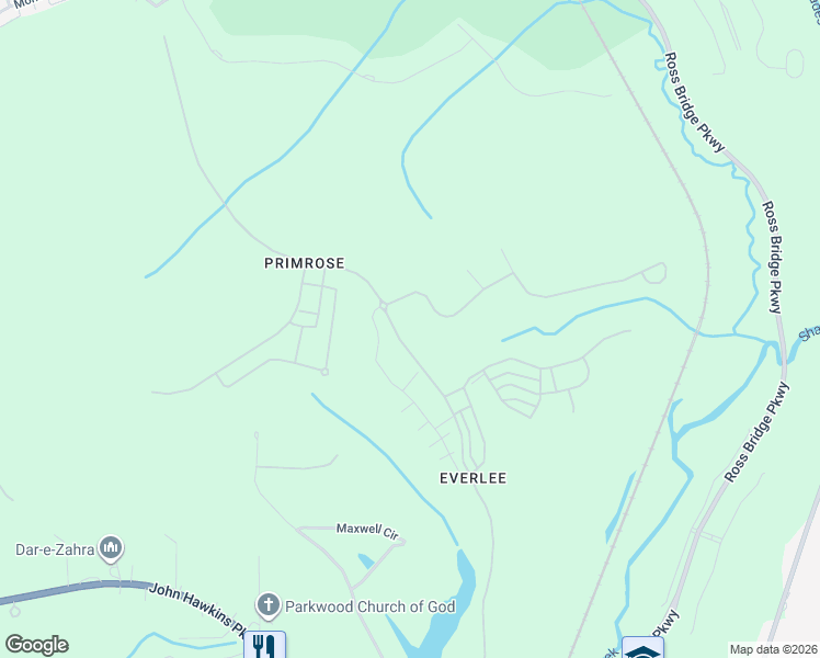 map of restaurants, bars, coffee shops, grocery stores, and more near 160 Maxwell Circle in Bessemer