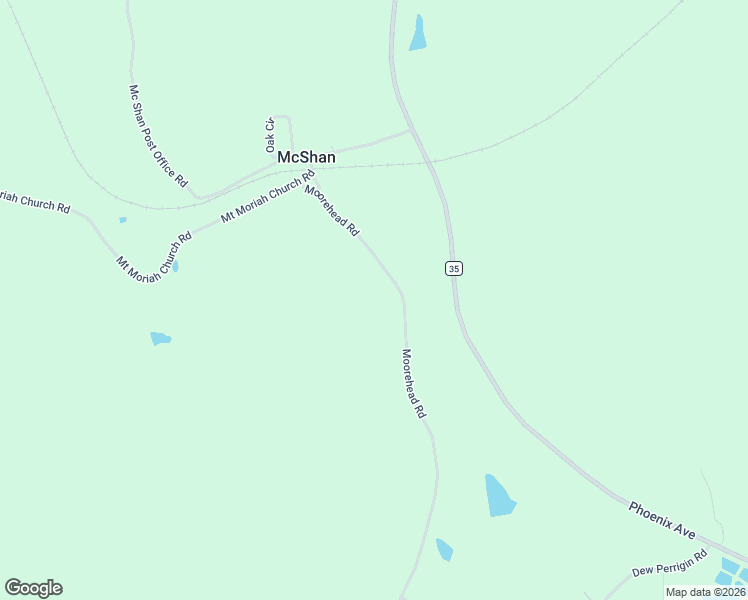 map of restaurants, bars, coffee shops, grocery stores, and more near 2619 Moorehead Road in Ethelsville