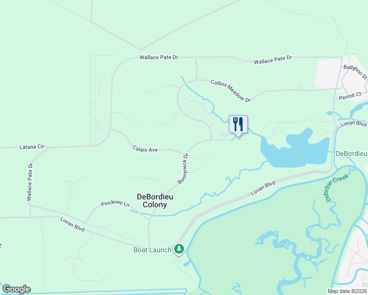 map of restaurants, bars, coffee shops, grocery stores, and more near 601 Bonnyneck Drive in Georgetown