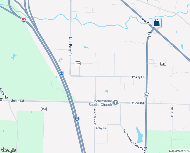 map of restaurants, bars, coffee shops, grocery stores, and more near 4901 Old Blackman Ferry Road in Texarkana