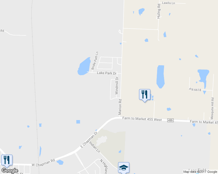map of restaurants, bars, coffee shops, grocery stores, and more near 4014 Wagon Wheel Drive in Sanger