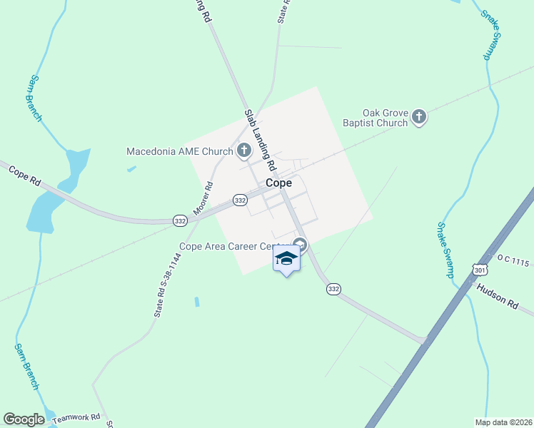 map of restaurants, bars, coffee shops, grocery stores, and more near 225 Sumter Street in Cope