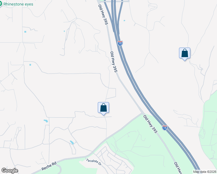 map of restaurants, bars, coffee shops, grocery stores, and more near 1018 Ranger Road in Fallbrook