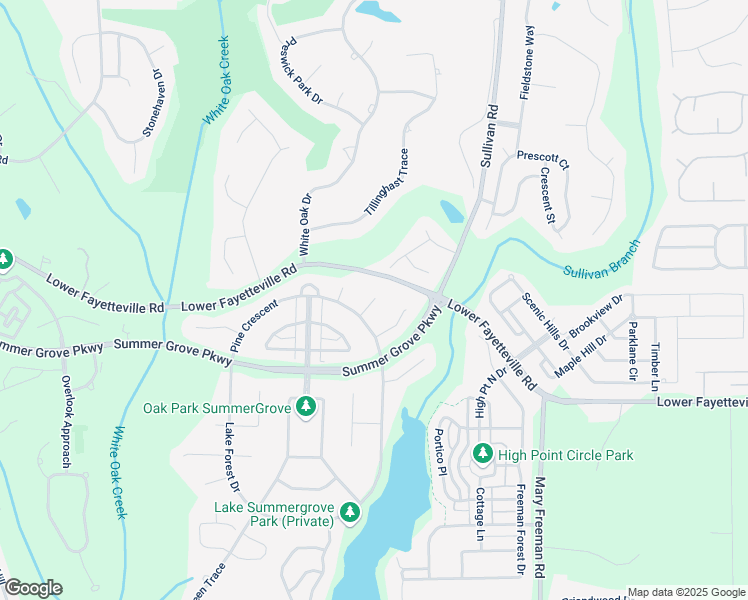 map of restaurants, bars, coffee shops, grocery stores, and more near 24 Woodshire in Newnan