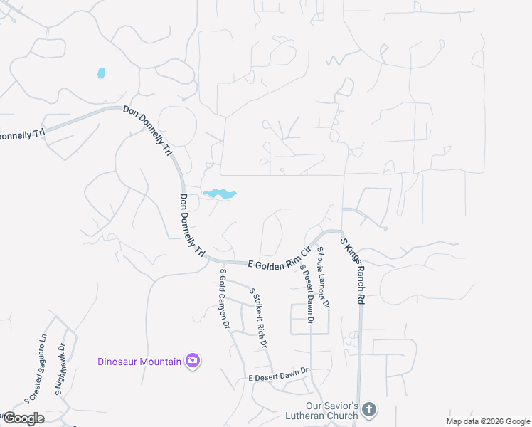 map of restaurants, bars, coffee shops, grocery stores, and more near 4267 South Strong Box Road in Gold Canyon