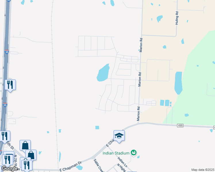 map of restaurants, bars, coffee shops, grocery stores, and more near 4007 Montecristo Lane in Sanger