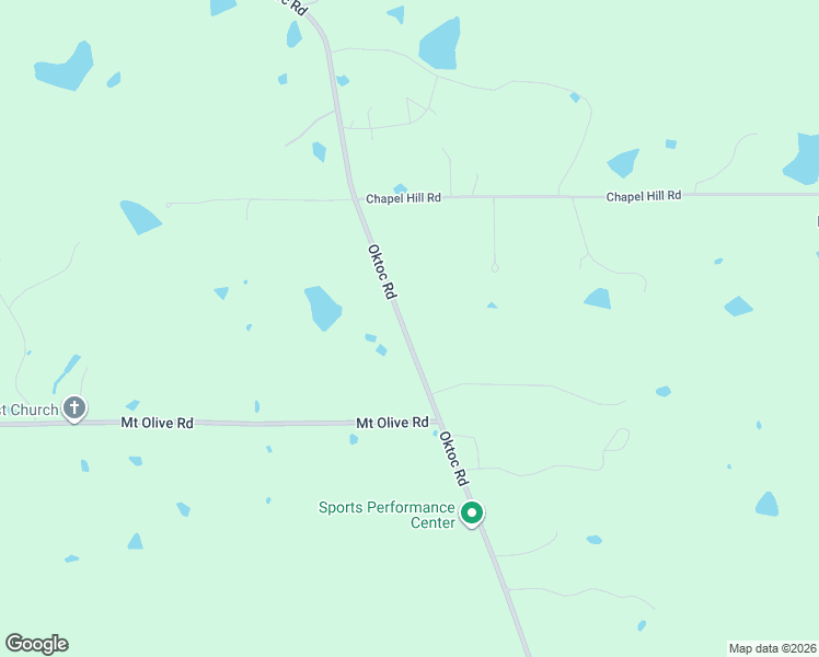 map of restaurants, bars, coffee shops, grocery stores, and more near 2373 Oktoc Road in Starkville