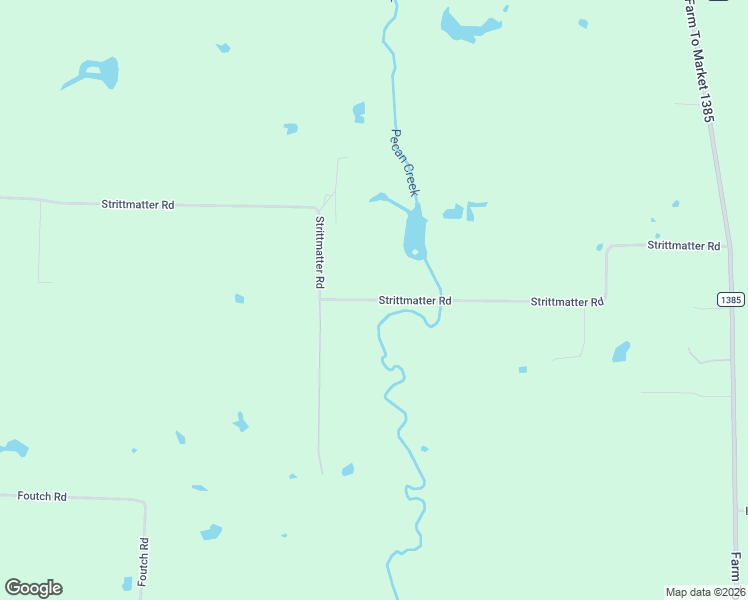 map of restaurants, bars, coffee shops, grocery stores, and more near 12672 Strittmatter Road in Pilot Point