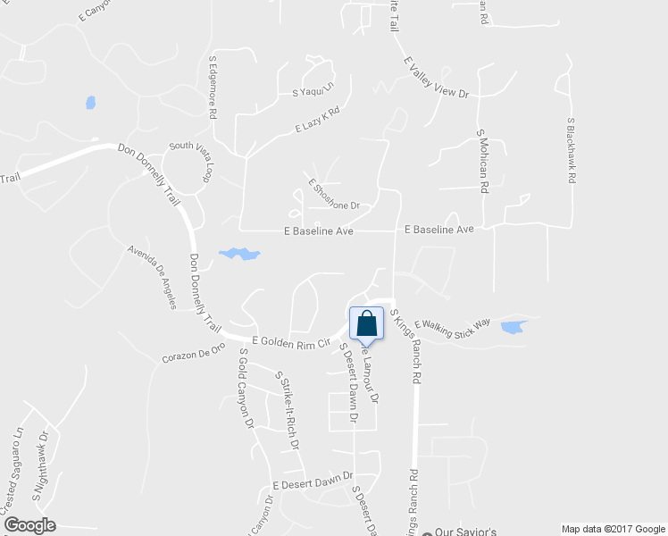 map of restaurants, bars, coffee shops, grocery stores, and more near 10156 East Circlestone Court in Gold Canyon
