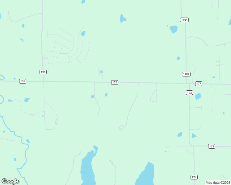 map of restaurants, bars, coffee shops, grocery stores, and more near 7175-7553 County Road 135 in Celina