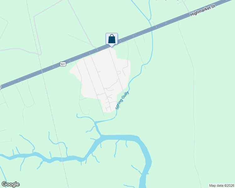 map of restaurants, bars, coffee shops, grocery stores, and more near 307 Waxwing Street in Georgetown