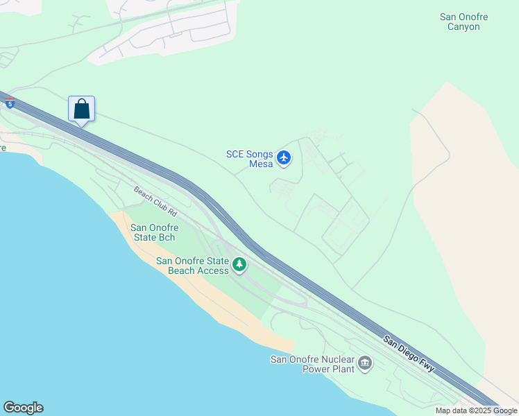 map of restaurants, bars, coffee shops, grocery stores, and more near 3405 El Camino Real in San Diego County